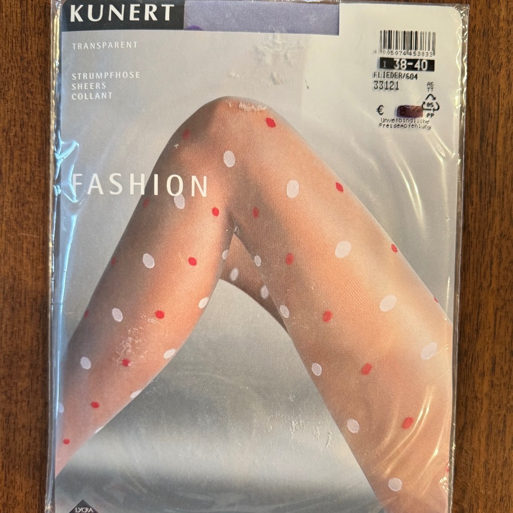 KUNERT Fashion, Purple with dot pattern, 38-40/Small